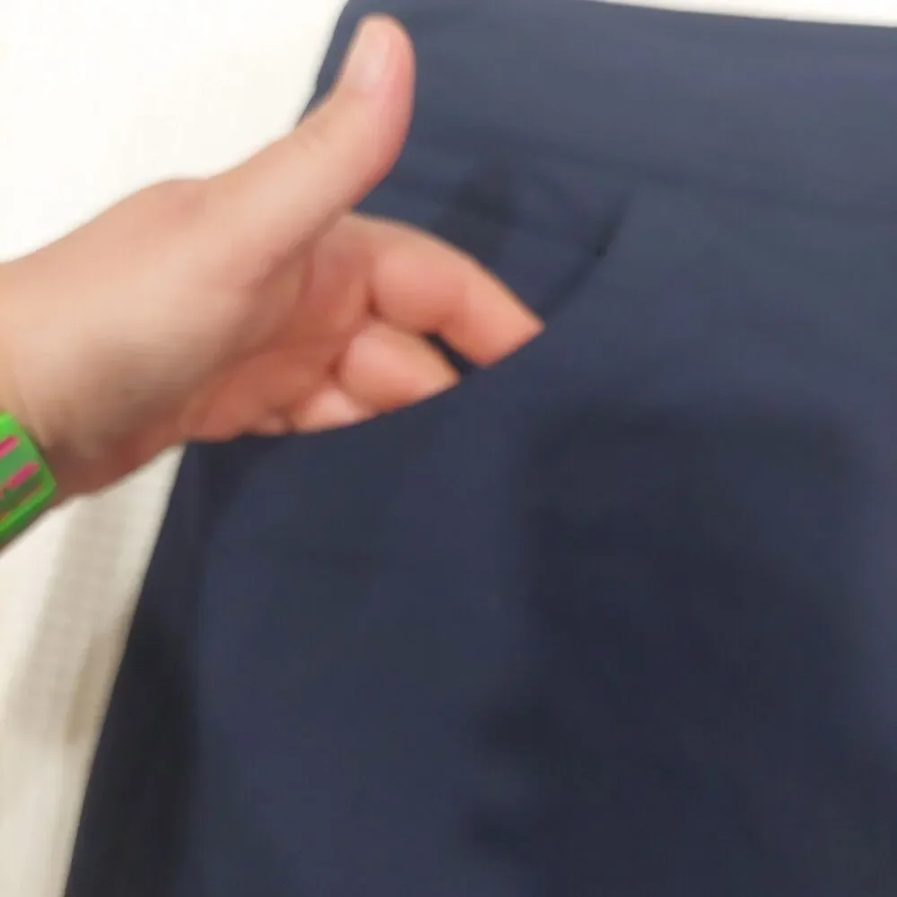 Lucy Womens Navy Blue Walkabout Collection Skort Activewear Hiking Skirt S NWT